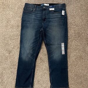 Old Navy Men’s Dark Indigo Slim Straight Jeans